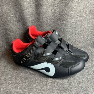 Peloton Bike Shoes EU Size 48 US Size 14 Cycling Spin Shoes Black White